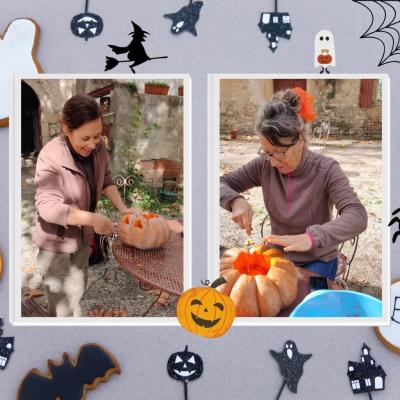 Préparation des Citrouilles